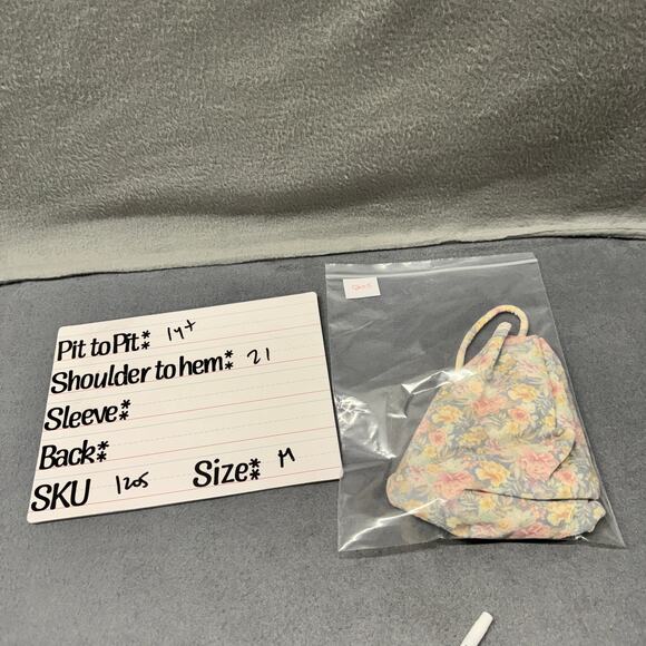 Nanushka Naomi Top Floral Tapestry Tank Pullover Womens Medium Stretch - Picture 9 of 9